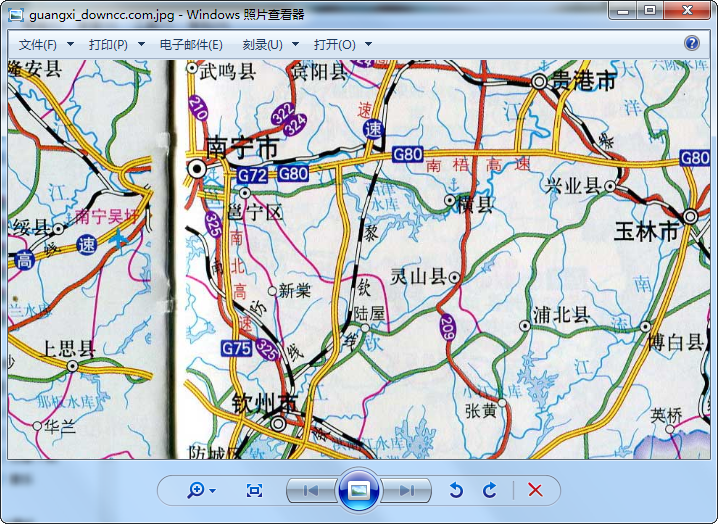 广西高速公路地图全图高清版